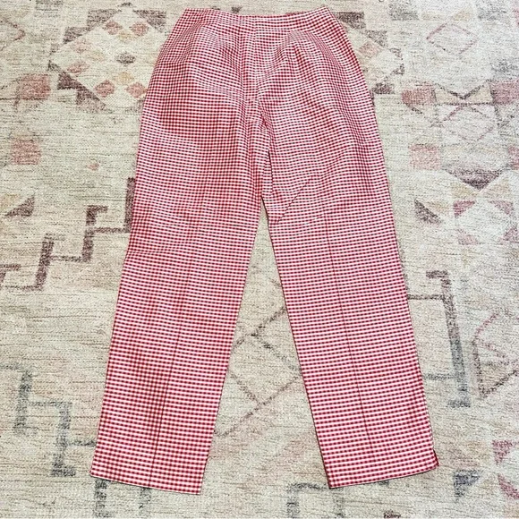 NWT deadstock Y2K loft silk red gingham pants ITEM IS NO LONGER AVAILABLE - Picture 10 of 10